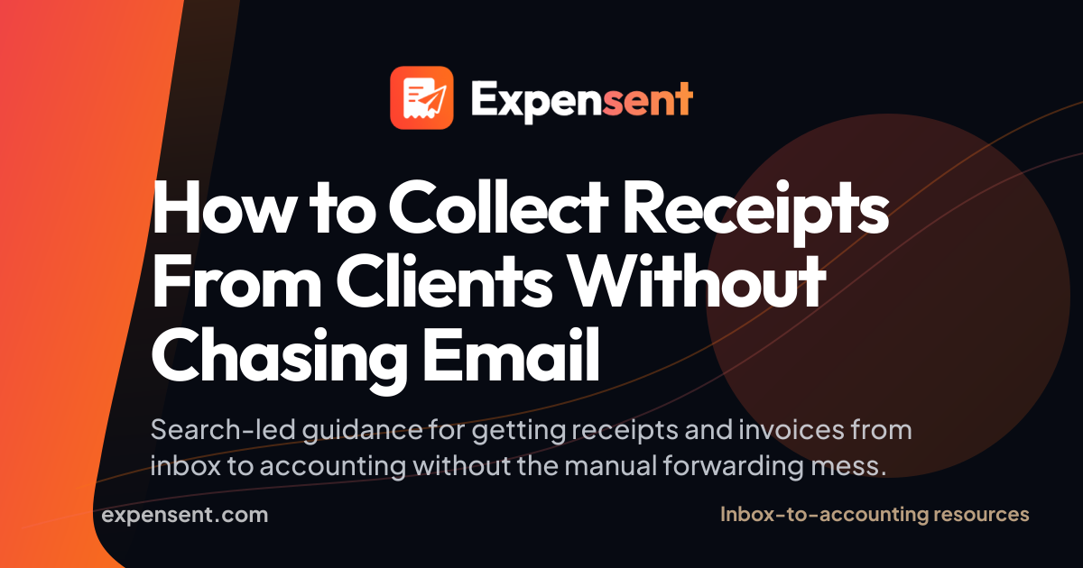How to Collect Receipts From Clients Without Chasing Email