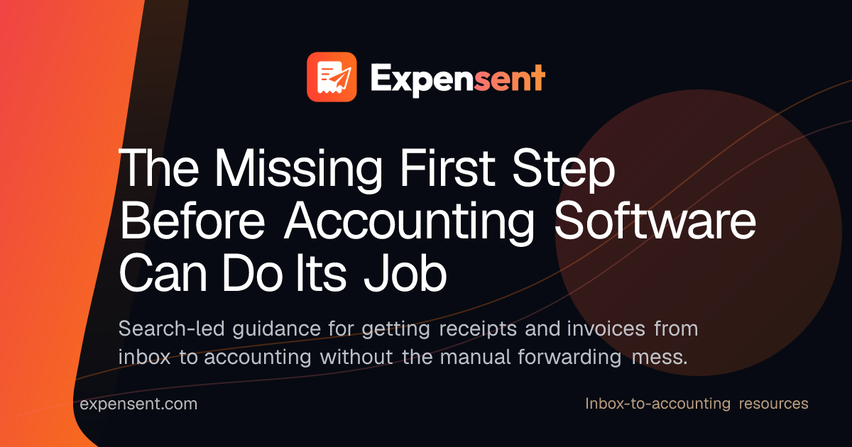Missing First Step Before Accounting Software