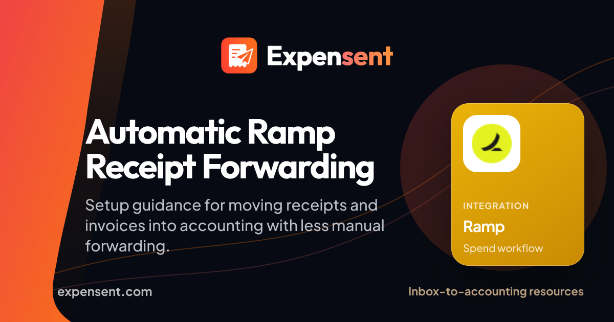 Automatic Ramp Receipt Forwarding | Expensent